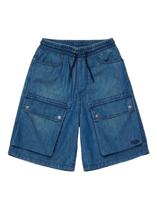Bermuda bambino Diesel denim blu DIESEL KIDS | J02555KXBRYK01